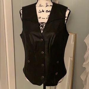 Harley Davidson leather vest Medium